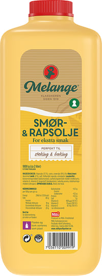 Melange Flytende Smør- & Rapsolje 2l