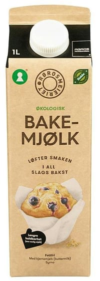 Økologisk Bakemjølk 1 l
