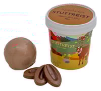 Sjokoladeis med Skje i Lokk 125ml Stuttreist Is & Sorbet