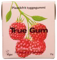 True Gum Bringebær&Vanilje 21g