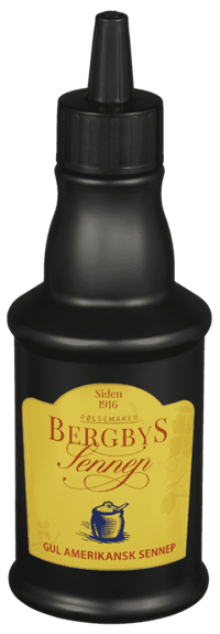Bergbys Gul Amerikansk Sennep 250g