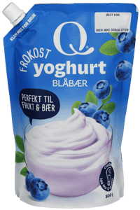 Q Frokostyoghurt Blåbær pose 800g