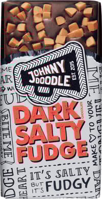 Johnny Doodle Dark Salty Fudge 150g