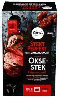 Oksestek Pepper Ca1,5kg Folkets