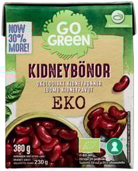 Kidneybønner Økologisk 380g Gogreen