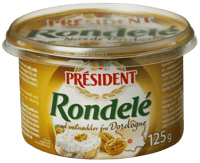 President Rondele med Valnøtt 125g
