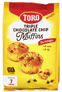 Toro Muffins Triple Chocolate Chips 293g