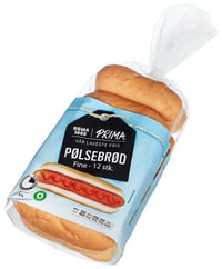 Pølsebrød 12 stk, 396 g
