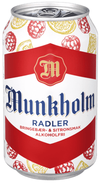 Munkholm Radler Bringerbær/Sitron 0,33l