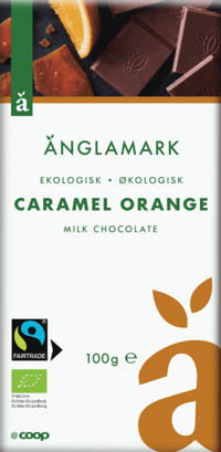 Änglamark Orange & Caramel Sjokolade 100g