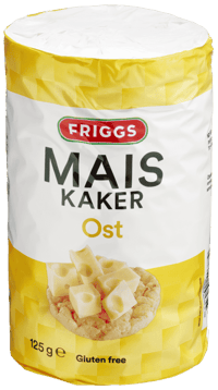 Friggs Maiskaker Ost 125g