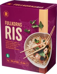 Fullkornsris Boil-in-bag 8x125g, 1 kg