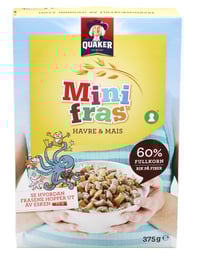 Frokostbl Mini Fras 375gr Quaker