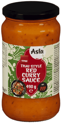Coop Thai Style Red Curry Sauce 490g