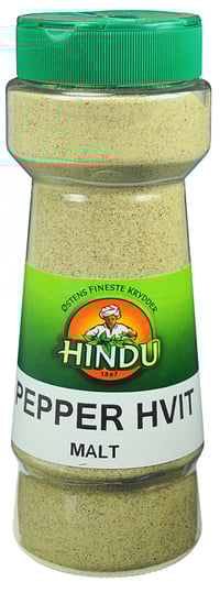 Pepper Hvit Malt Boks Hindu