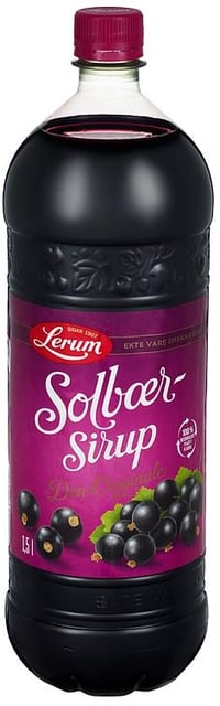 Solbærsirup 1,5 l