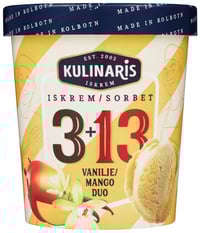 Kulinaris Iskrem Vanilje&Mango 0,5l