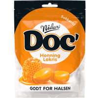 Doc Halslinser Honn/Lakr sukkerfri 30x50g