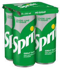 Sprite Zero 4stk x 0,25l