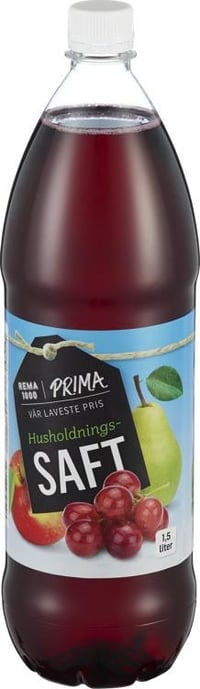 Husholdningssaft 1,5 l