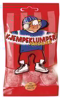 Kjempeklumper Pose Jordbær