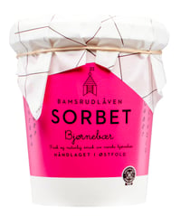 Bjørnebærsorbet 0,5l Bamsrudlåven