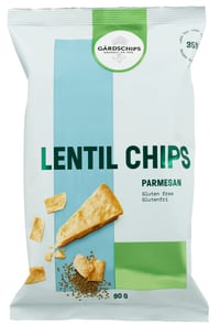 Linschips Parmesan 90g Gårdschips