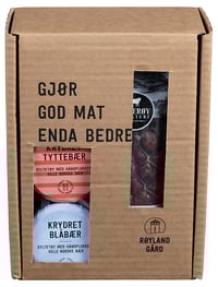 Gavepakke Elgpølse & Røyland Gelé