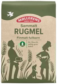 Rug Sammalt Fin 1kg Møllerens