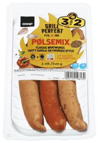 Coop Pølsemix 240g