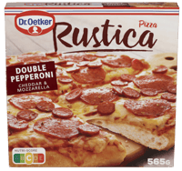 Dr. Oetker Rustica Double Pepperoni 565g