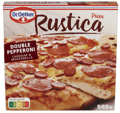 Dr. Oetker Rustica Double Pepperoni 565g
