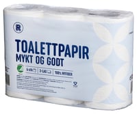 Toalettpapir 6pk 3 Lags Rema 1000