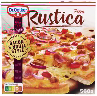Rustica Pizza Bacon Nduja Style 568g Dr.Oetker
