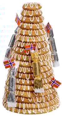 Kransekake 18 Ringer 1,05kg Bakehuset
