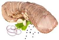 Skinkestek Stekt Skåret Kuraas