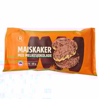 Maiskaker med melkesjokolade