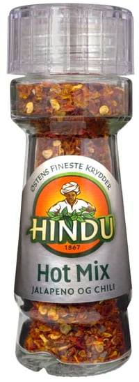 Jalapeno&Chili Hot Mix m/Kvern 38g Hindu