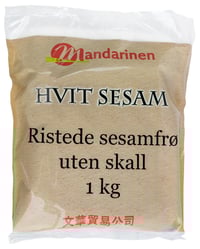 Sesamfrø Hvit 1000g Mandarinen