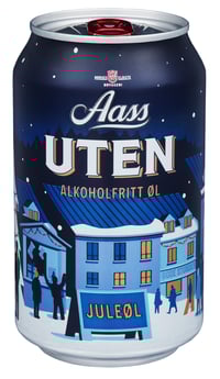Aass uten Juleøl 0,33l boks