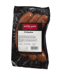 Chilipølse 310g Mydland