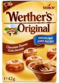 Werthers Original Drops m/Sjoko Sukkerfri 42g