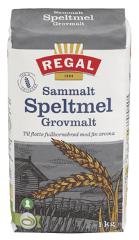 Regal Spelt Sammalt Grovt Mel 1000g