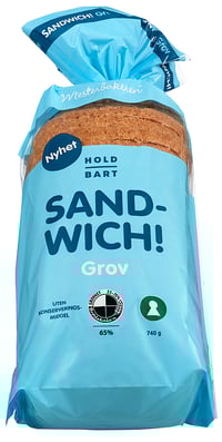 Sandwich Grov 740g Mesterbakeren