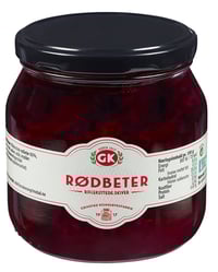Rødbeter Riflekuttede Skiver 530g Gk