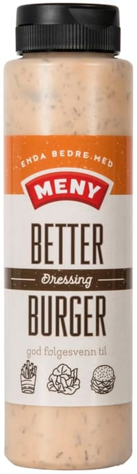 Burgerdressing 250g Meny