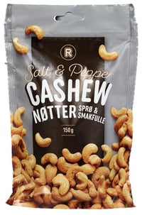 Cashewnøtter med Salt & Pepper 150 g