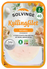Kyllingpålegg Naturell 80g Solvinge