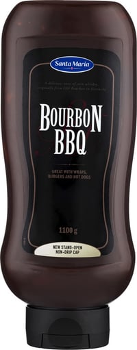 Bourbon Bbq Sauce 1100g Santa Maria