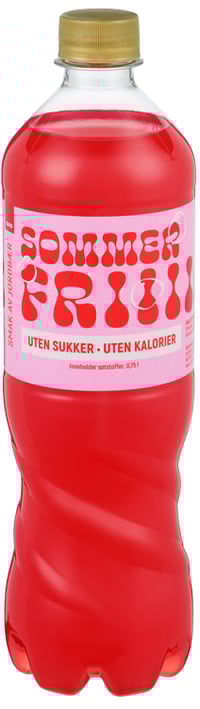 Coop Leskedrikk Frii Sommerfrii Jordbær Smak 0.75l uten Sukker